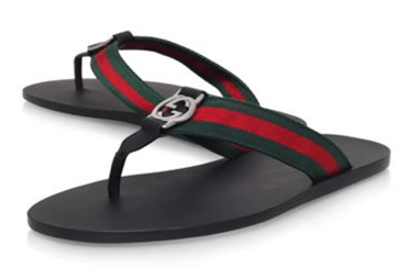 Gucci Web Thong Sandal