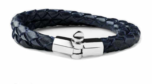 Rovos Double-Wrap Leather Bracelet