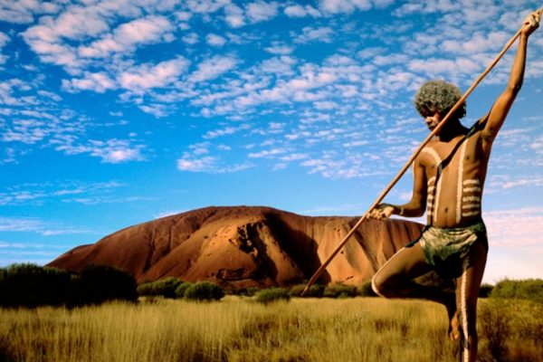 Aboriginal Warrior Uluru NT