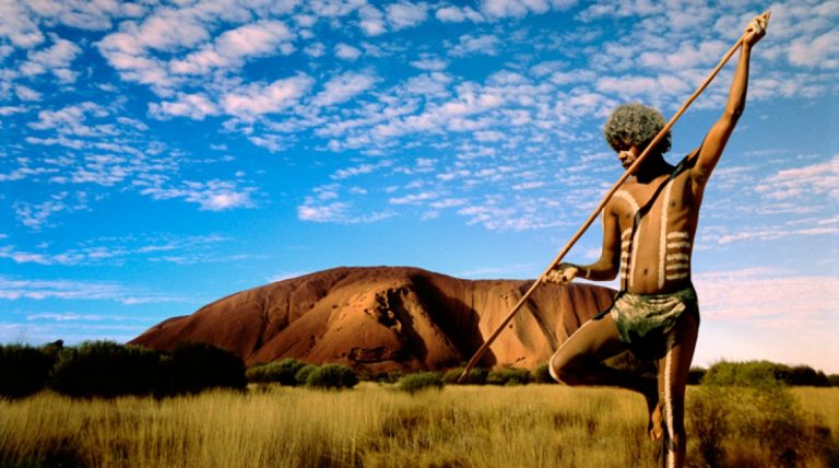 Aboriginal Warrior Uluru NT
