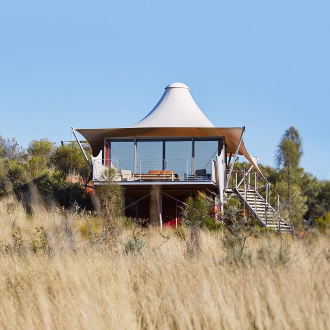 Ayers Rock Uluru Luxury Tent Exterior