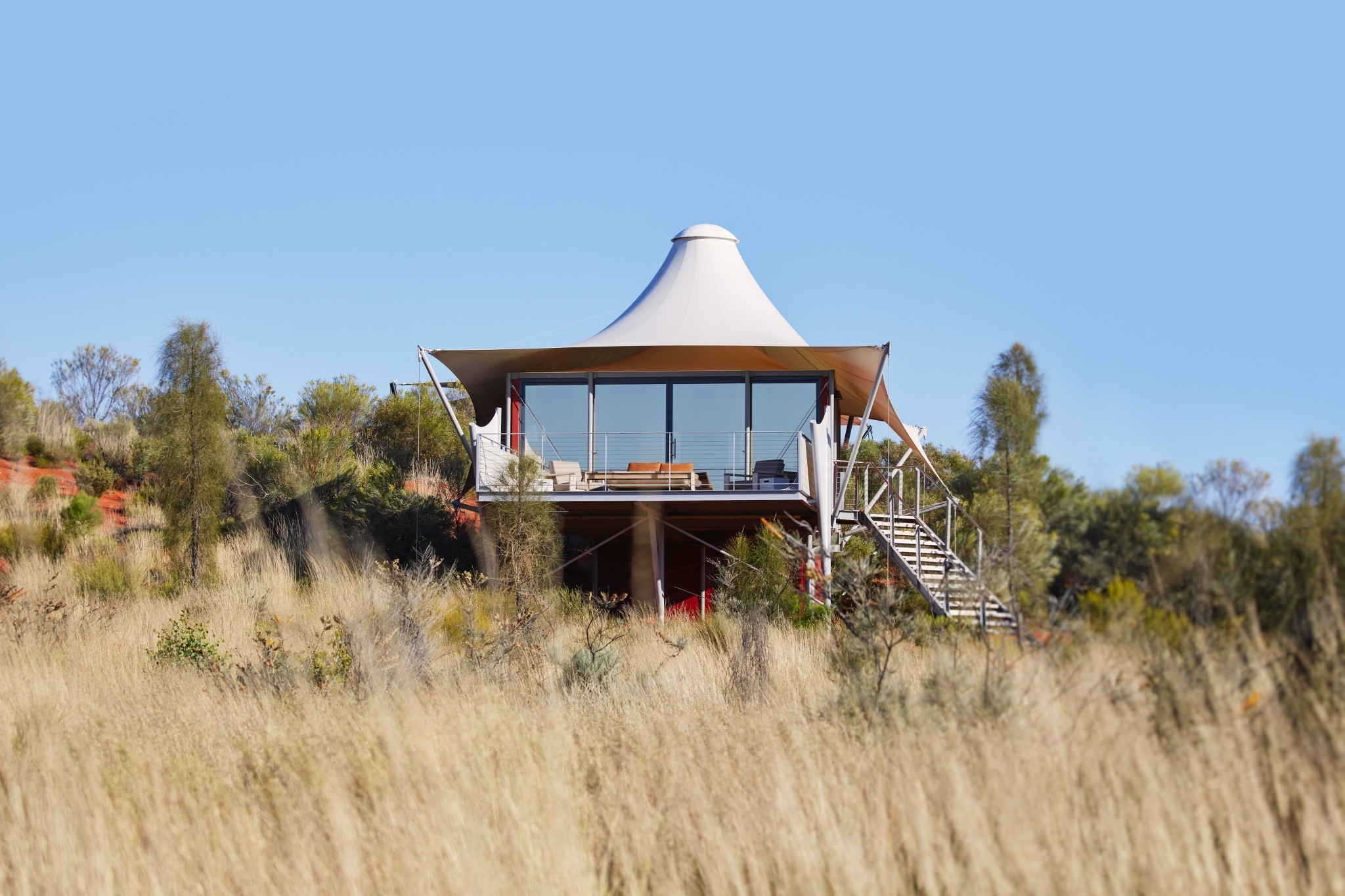 Ayers Rock Uluru Luxury Tent Exterior