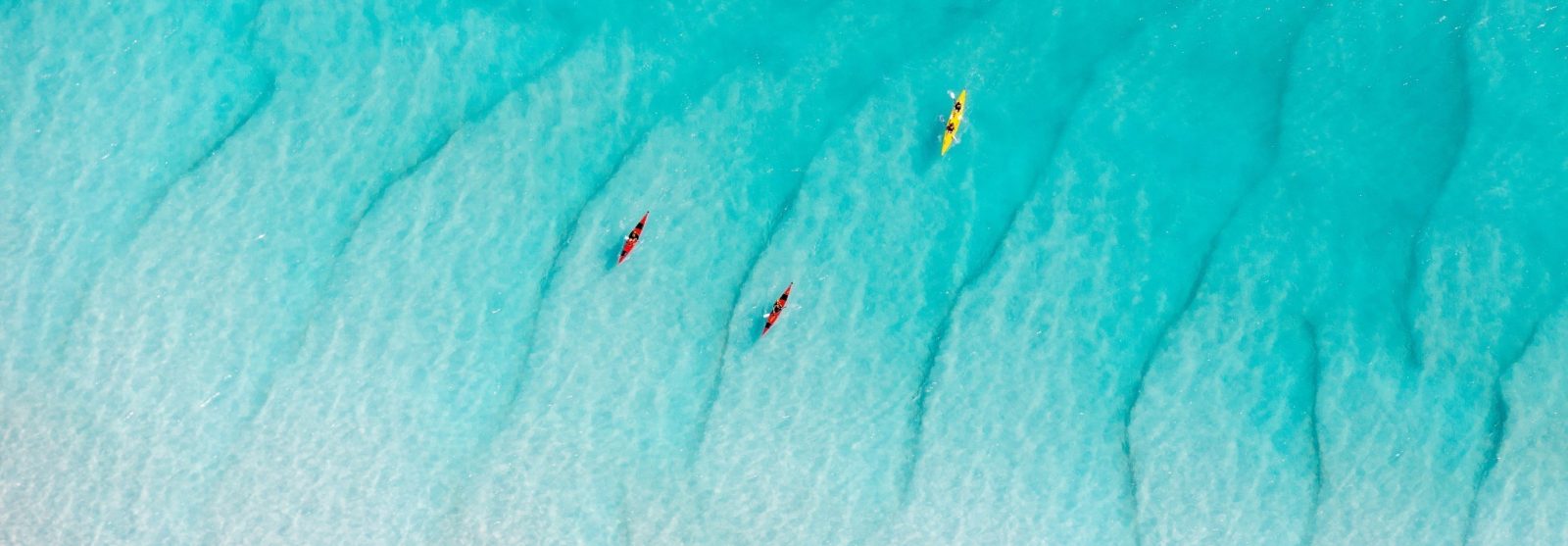 Kayaking at Whitehaven Beach, Whitsundays Islands, QLD