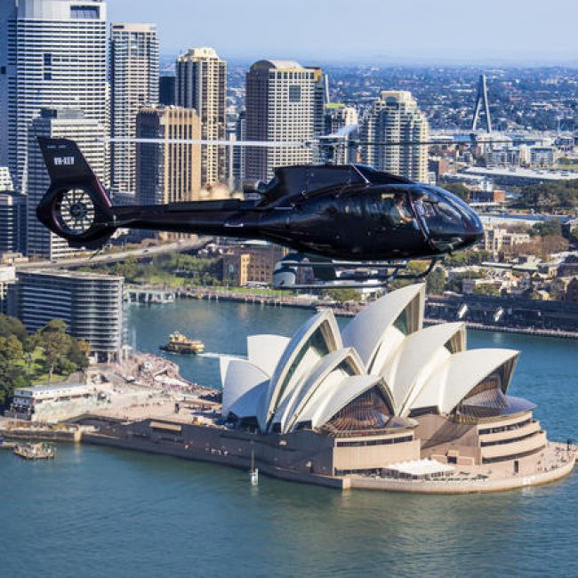 Helicopter Flight over Sydney Harbour