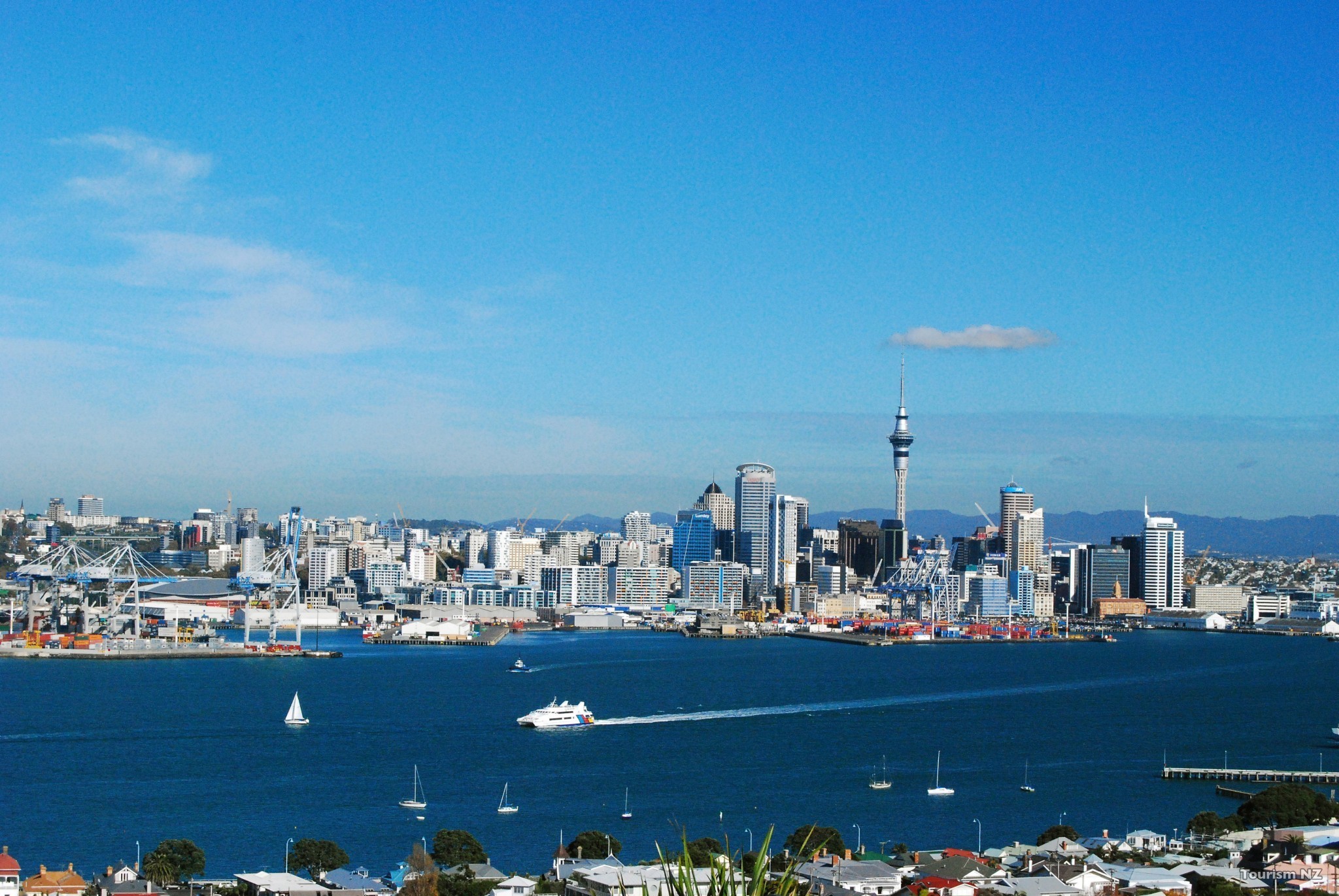 Auckland city views from North Shore