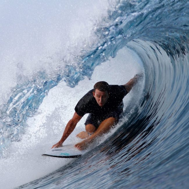 Tropical Malolo Island Surfing